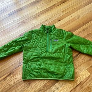 Patagonia 3/4 zip quilted jacket
